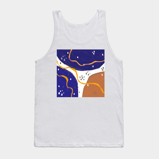 Abstract Tank Top by Creative Meadows